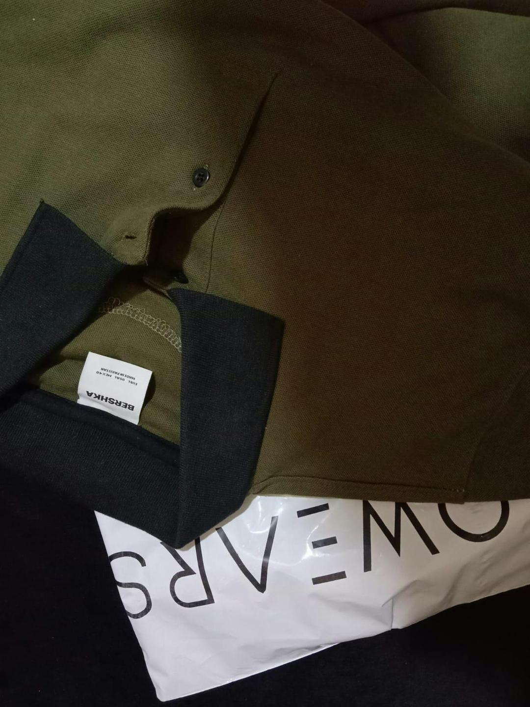 Olive Green Men’s Polo Shirt with Black Accents – Casual & Stylish | EW-000460 NOVAPIK