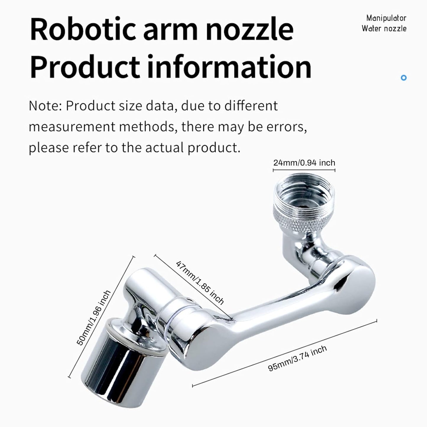 1pc 1080° Rotating Faucet Extender Trenzora