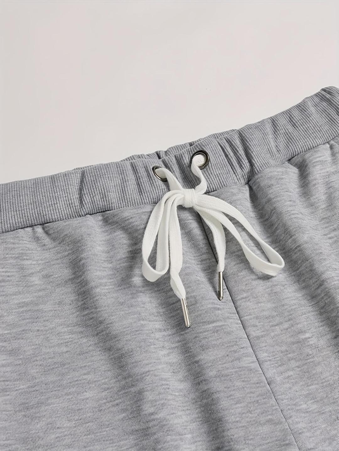 2 Pcs Men's Fleece Graphic Sweatshirt Track Suit NOVAPIK