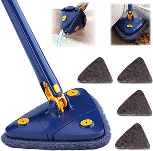 Blue Foldable Mop - 1 Pc Easy To Clean And Maintain NOVAPIK