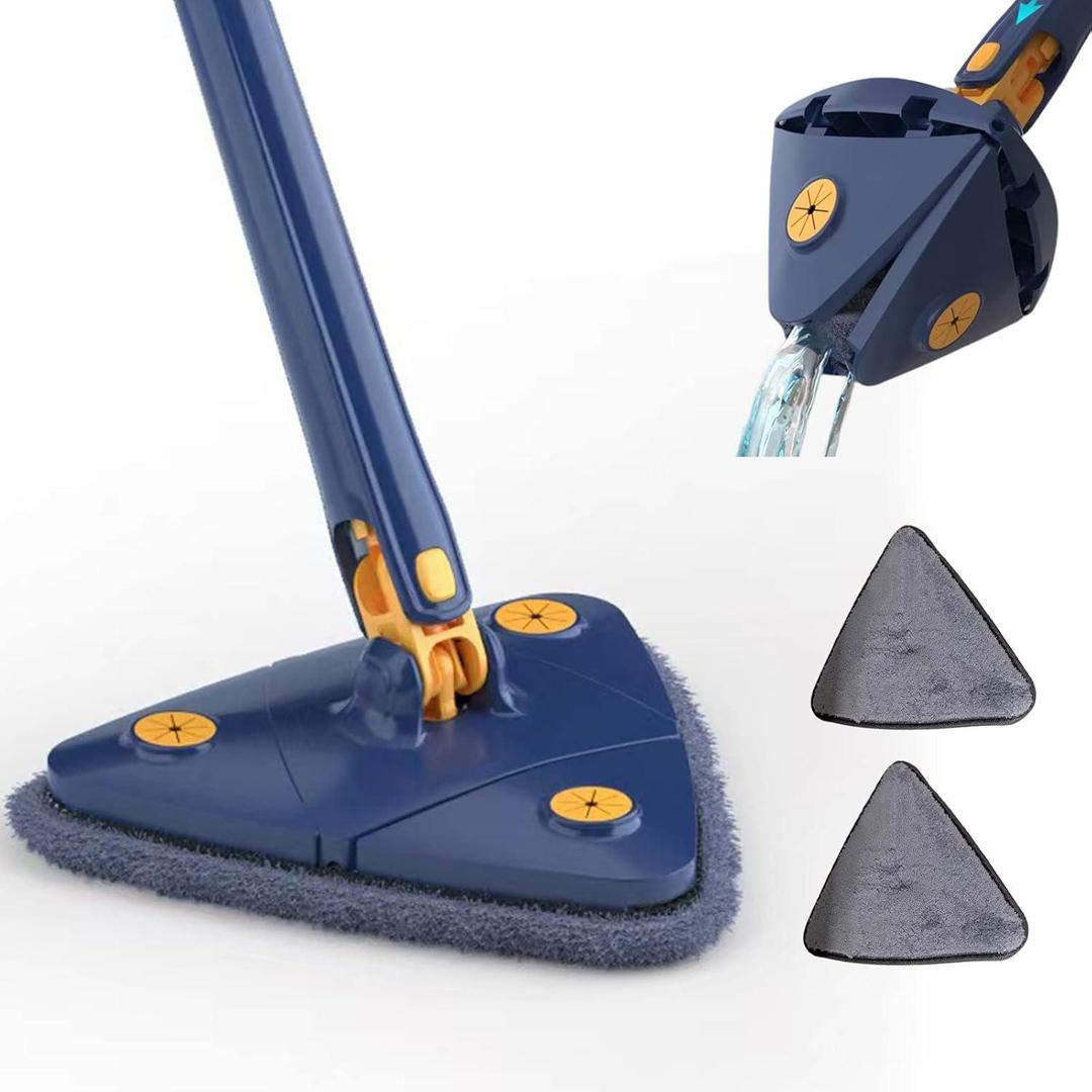 Blue Foldable Mop - 1 Pc Easy To Clean And Maintain NOVAPIK