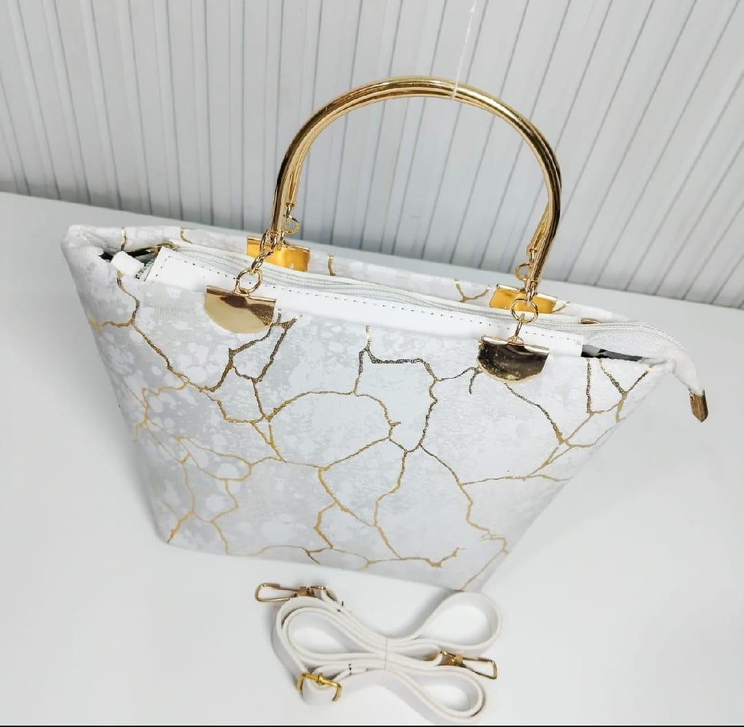 Chic Girl's Velvet Printed Hand Bag NOVAPIK