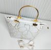 Chic Girl's Velvet Printed Hand Bag NOVAPIK