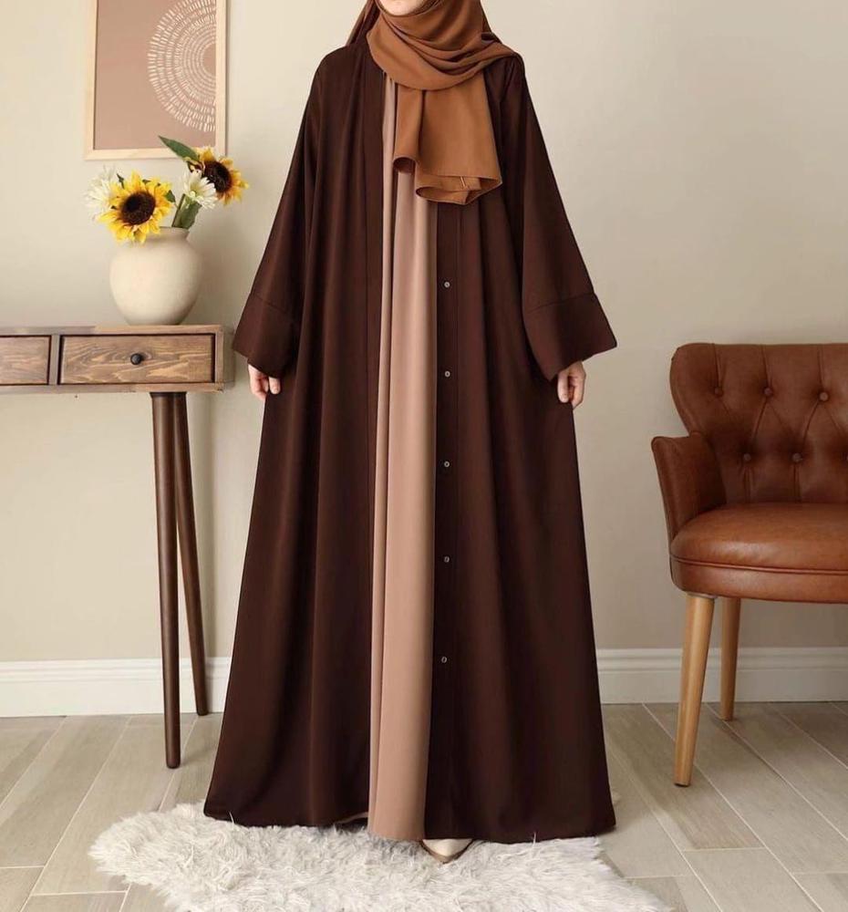 Georgette Full Abaya With Stoller NOVAPIK