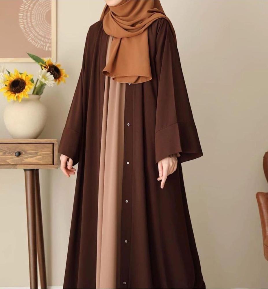 Georgette Full Abaya With Stoller NOVAPIK