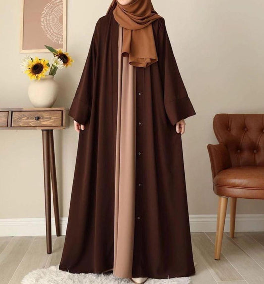 Georgette Full Abaya With Stoller NOVAPIK