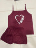 Comfortable Cotton Jersey Camisole Set - Stylish Printed Design (2 Pcs) NOVAPIK