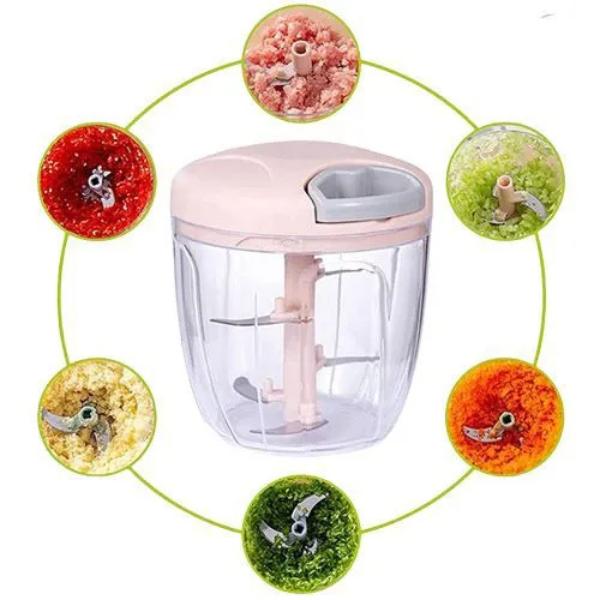Hand Pull Manual Food Chopper - 1 Pc for Stylish and Efficient Kitchen Prep NOVAPIK