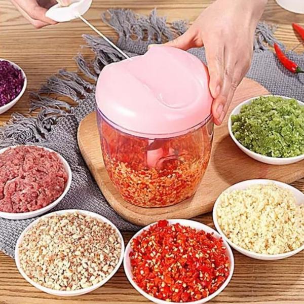 Hand Pull Manual Food Chopper - 1 Pc for Stylish and Efficient Kitchen Prep NOVAPIK
