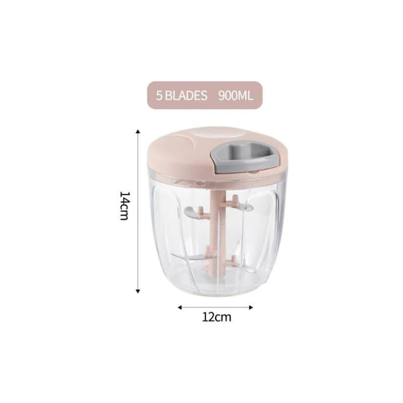 Hand Pull Manual Food Chopper - 1 Pc for Stylish and Efficient Kitchen Prep NOVAPIK