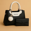 Women's PU Leather Plain Hand Bag Set NOVAPIK