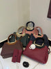 Women's PU Leather Plain Hand Bag Set NOVAPIK