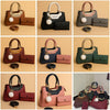 Women's PU Leather Plain Hand Bag Set NOVAPIK