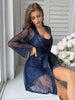 Luxurious Blue Silk Nightwear Set - Light Weight & Comfortable NOVAPIK