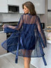 Luxurious Blue Silk Nightwear Set - Light Weight & Comfortable NOVAPIK