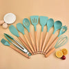 12 Pcs Silicone Spoon Set for Cooking and Baking NOVAPIK