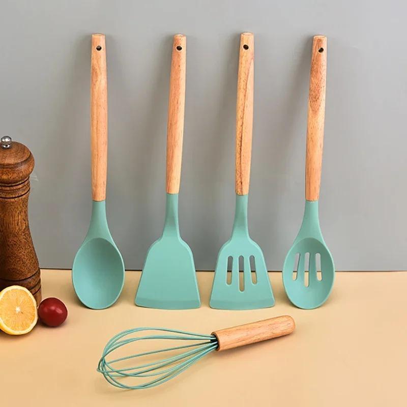 12 Pcs Silicone Spoon Set for Cooking and Baking NOVAPIK