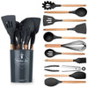 12 Pcs Silicone Spoon Set for Cooking and Baking NOVAPIK