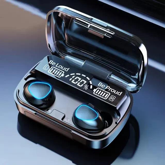 Black Bluetooth 5.3 Earbuds with Long-Lasting Battery NOVAPIK