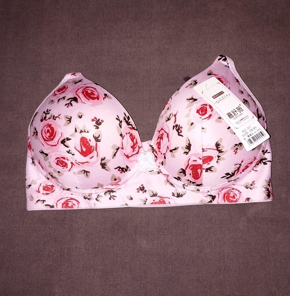 Cotton Printed Comfortable And Breathable Padded Bra NOVAPIK