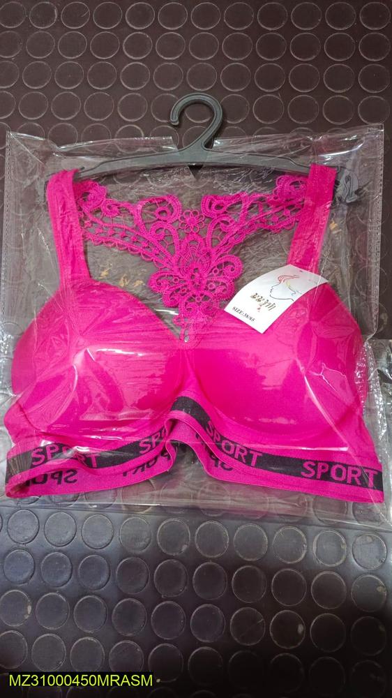 Padded Net Lace Sports Bra NOVAPIK
