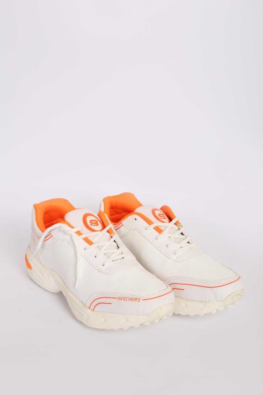 Men's White Synthetic Leather Casual Gripper - Perfect for Running & Everyday Wear NOVAPIK