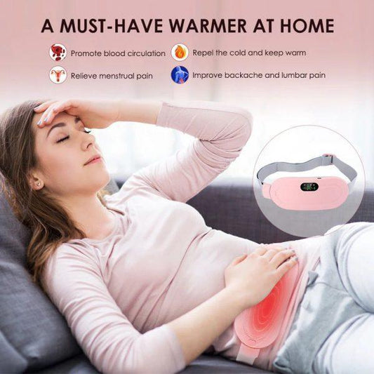 Electric Period Cramp Massager Vibrator Heating Belt For Menstrual Relief Pain NOVAPIK