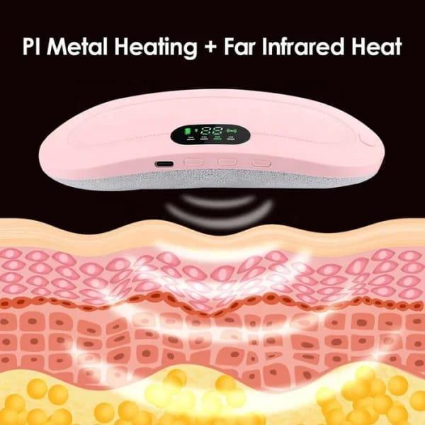 Electric Period Cramp Massager Vibrator Heating Belt For Menstrual Relief Pain NOVAPIK