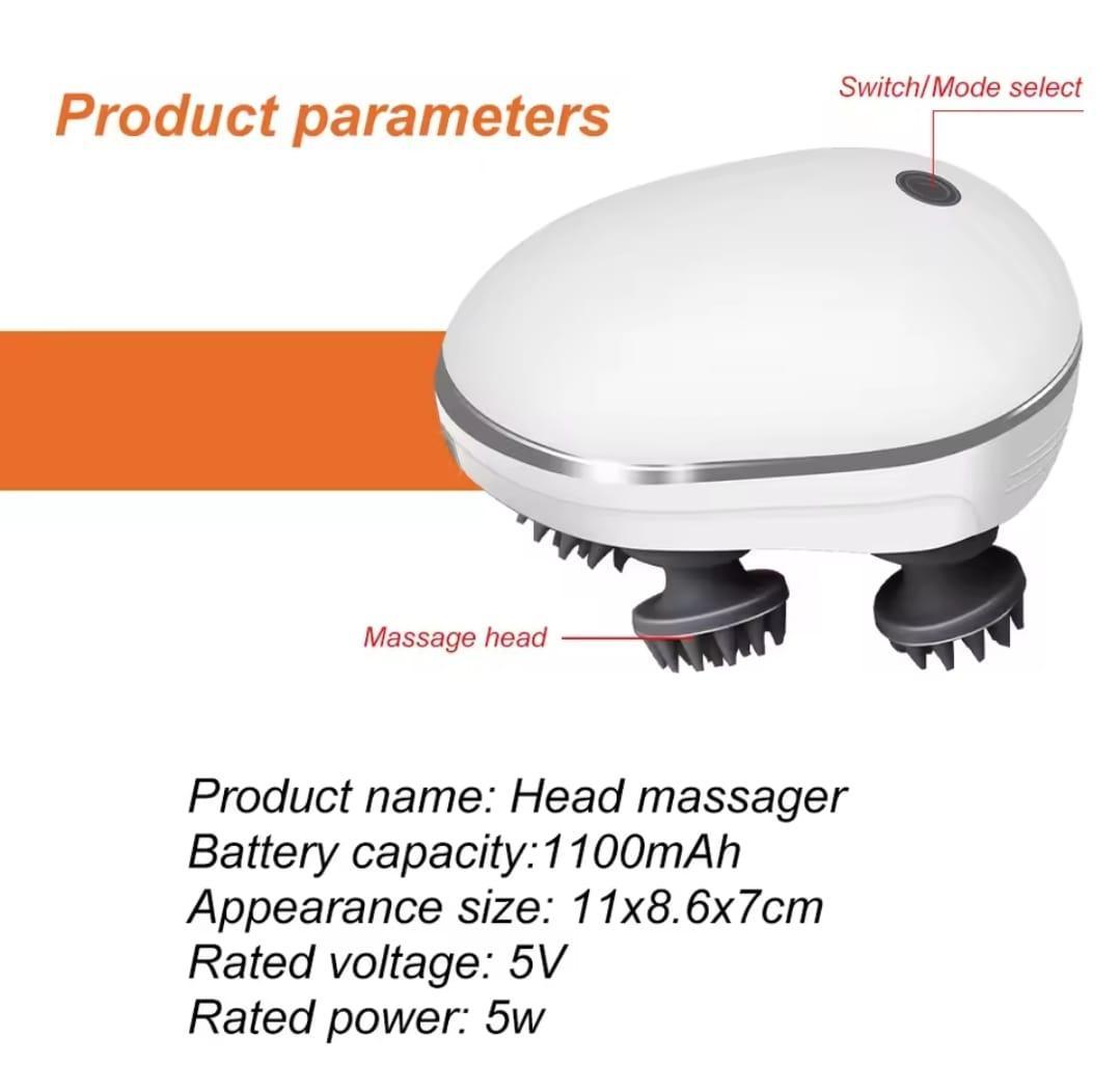 Detachable White Silicone Body Massager - Perfect for People and Pets NOVAPIK