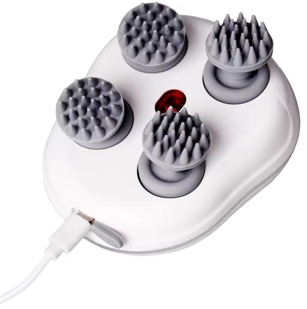 Detachable White Silicone Body Massager - Perfect for People and Pets NOVAPIK
