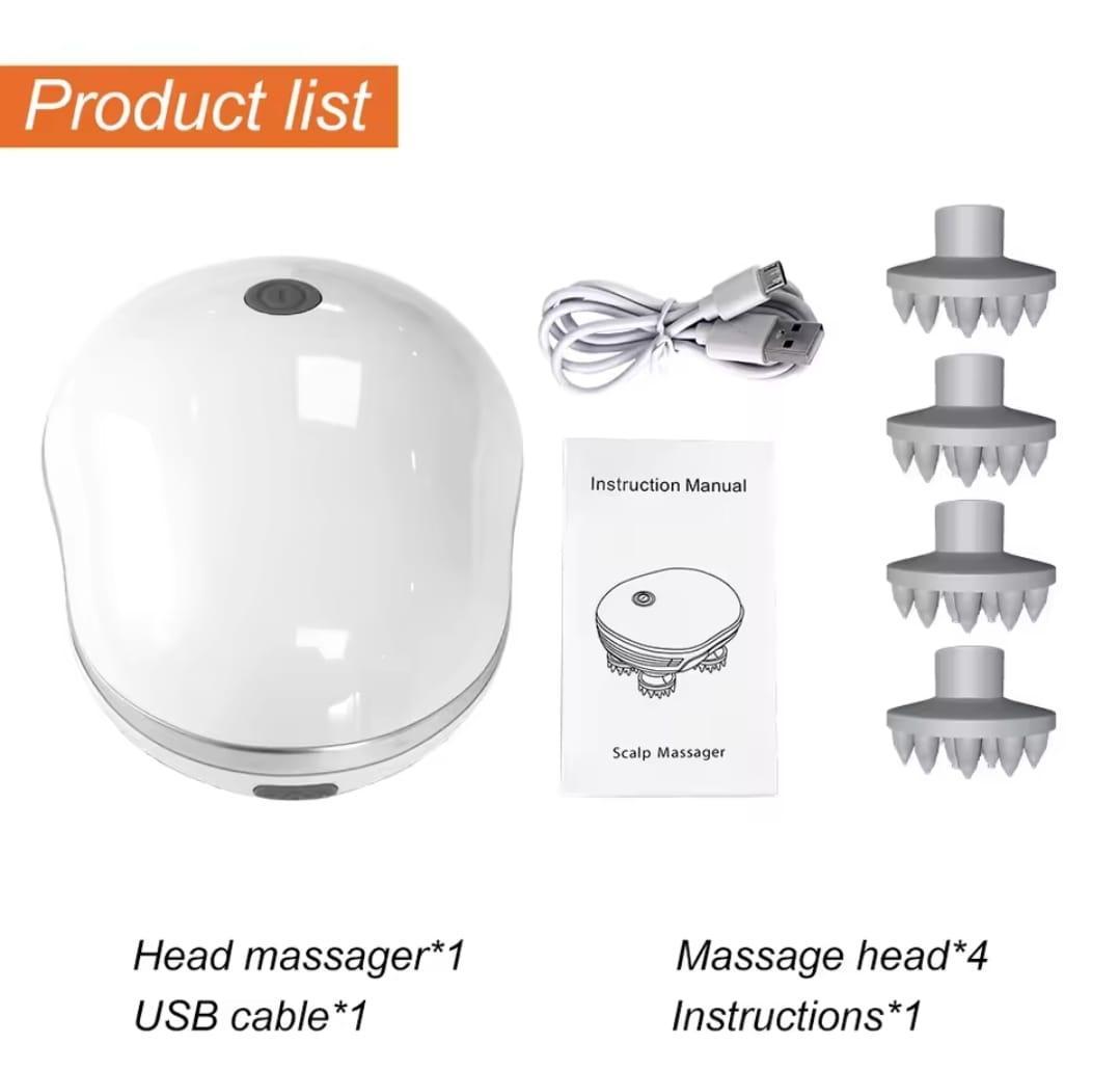 Detachable White Silicone Body Massager - Perfect for People and Pets NOVAPIK