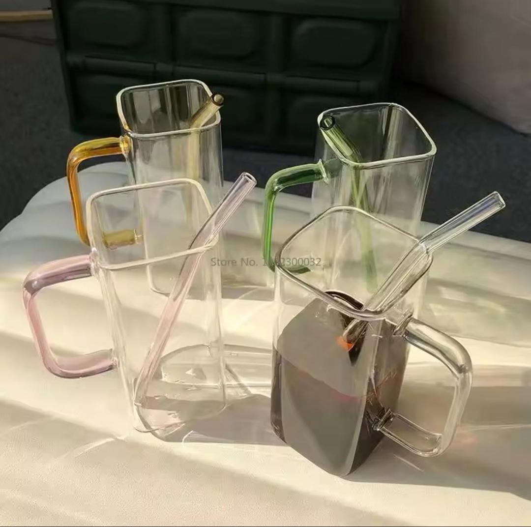 Modern Glass Mug – Perfect for On-the-Go NOVAPIK