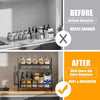 Durable Black Stainless Steel Organizer - 1 Pc for Efficient Storage Solutions NOVAPIK