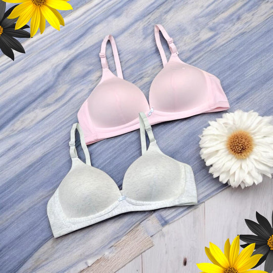 Comfortable Multicolor Padded Bra - 1 Pcs Lightweight Jersey NOVAPIK