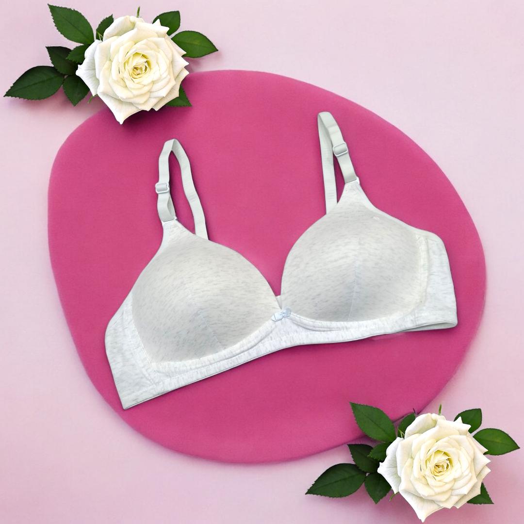 Comfortable Multicolor Padded Bra - 1 Pcs Lightweight Jersey NOVAPIK