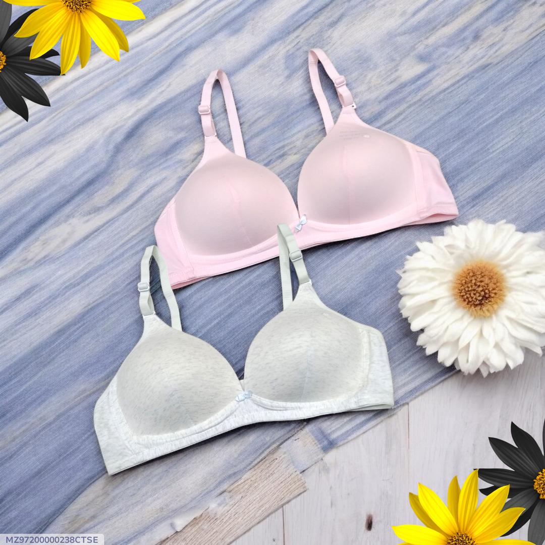 Comfortable Multicolor Padded Bra - 1 Pcs Lightweight Jersey NOVAPIK