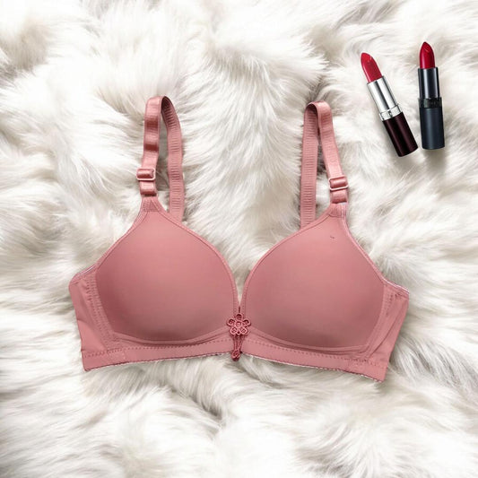 Silk Plain Comfortable And Lightweight Padded Bra NOVAPIK