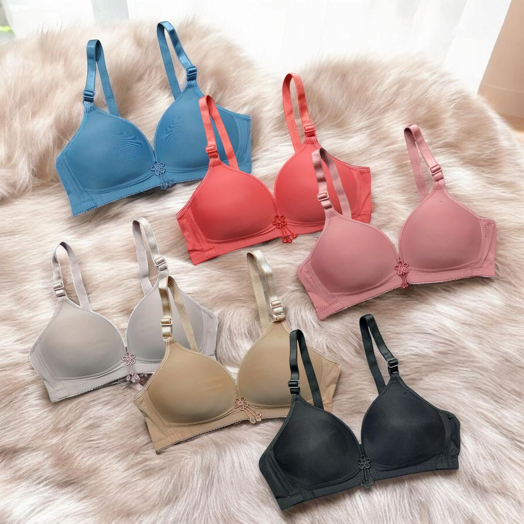 Silk Plain Comfortable And Lightweight Padded Bra NOVAPIK