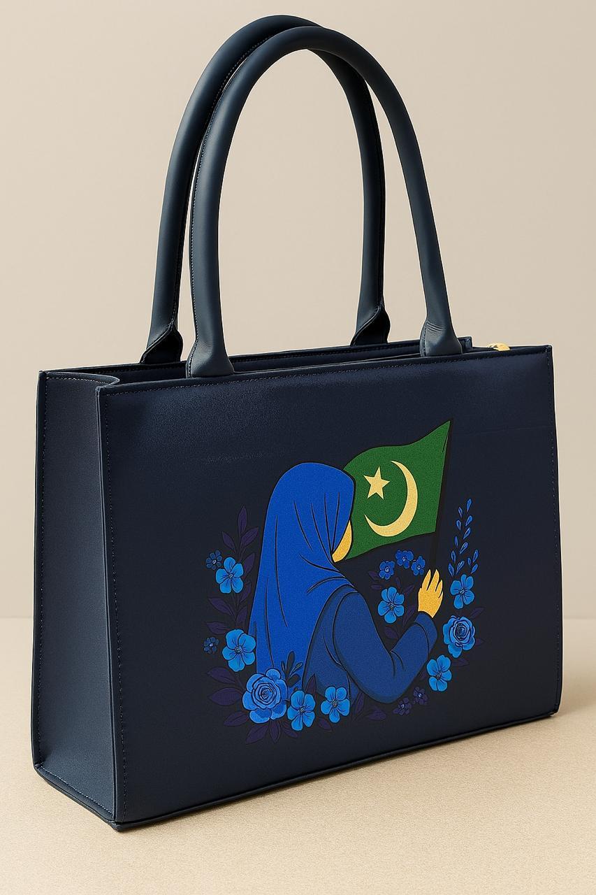 Trendy Printed Canvas Tote NOVAPIK