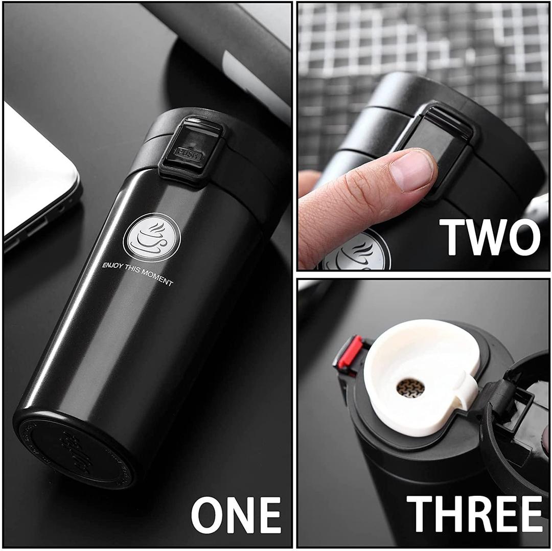 Insulated Travel Coffee Mug, 380 ML NOVAPIK