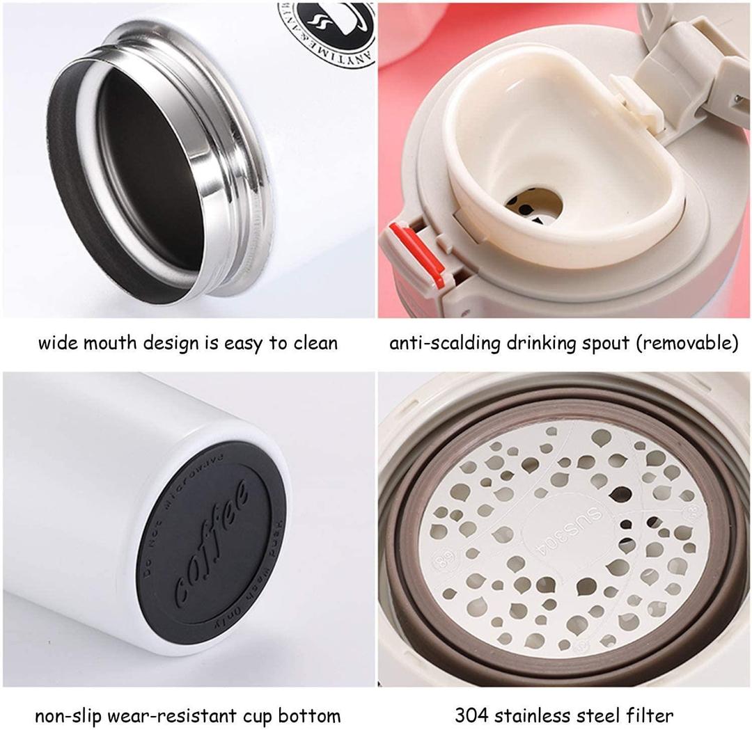 Insulated Travel Coffee Mug, 380 ML NOVAPIK