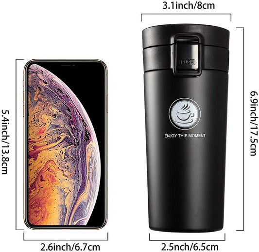 Insulated Travel Coffee Mug, 380 ML NOVAPIK