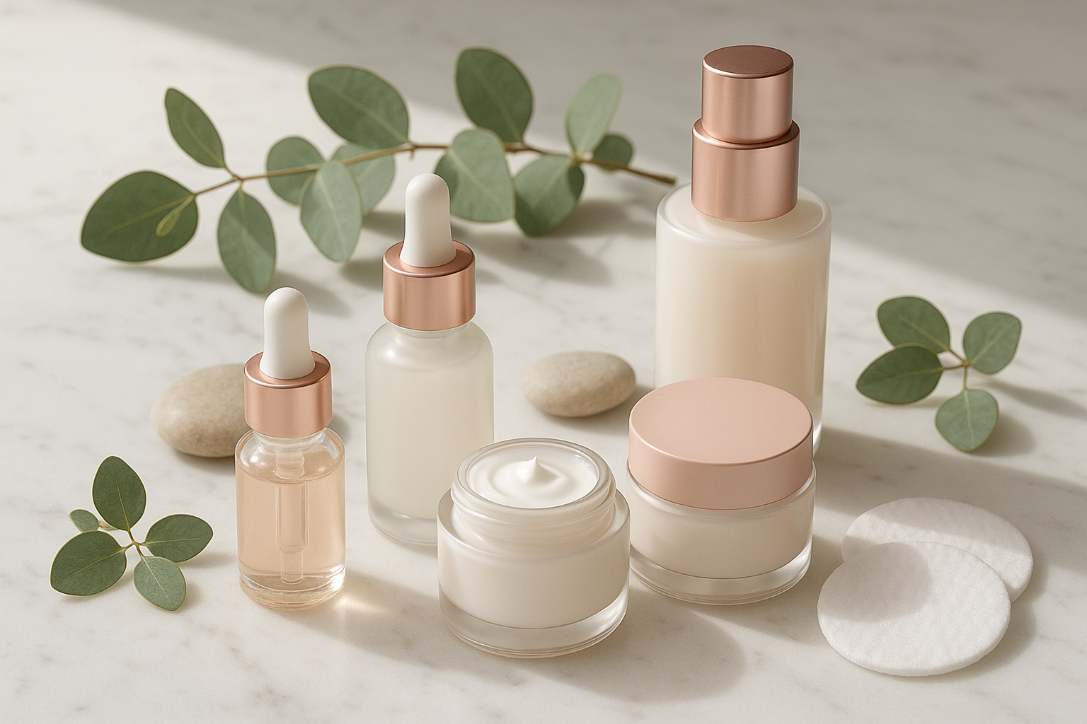 make a image of skin care