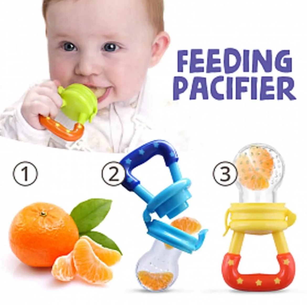 Baby Fresh Food Fruit Feeder / Feeding Pacifier NOVAPIK