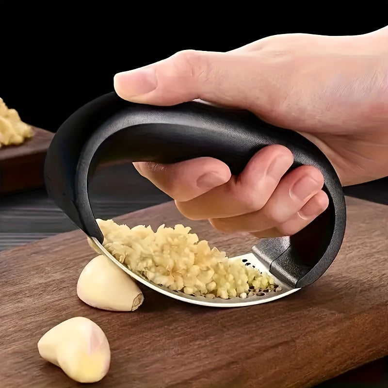 1pc Stainless Steel Garlic Presser Trenzora