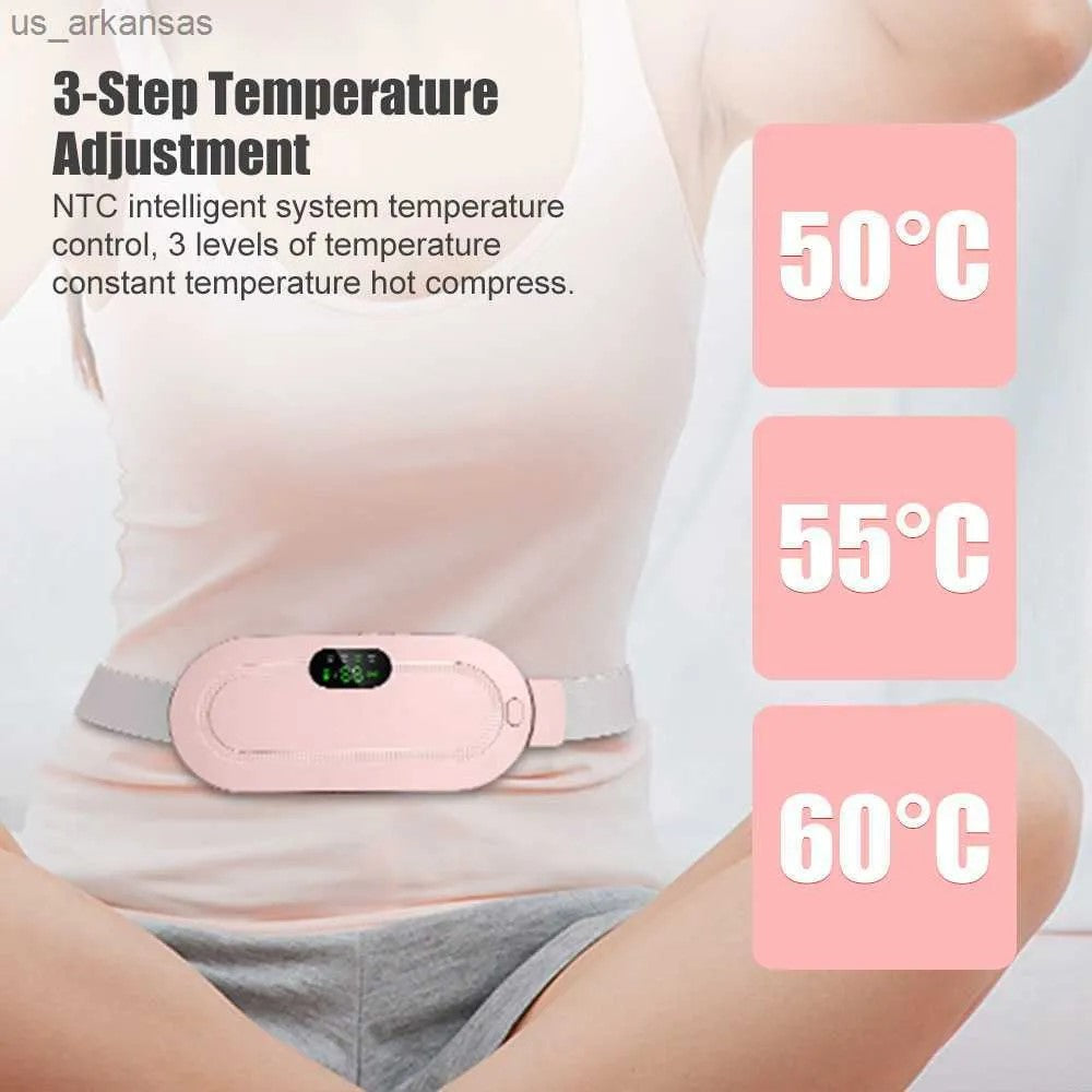 Digital Heating & Massage Belt for Cramps – 3 Heat Levels, 4 Vibration Modes NOVAPIK