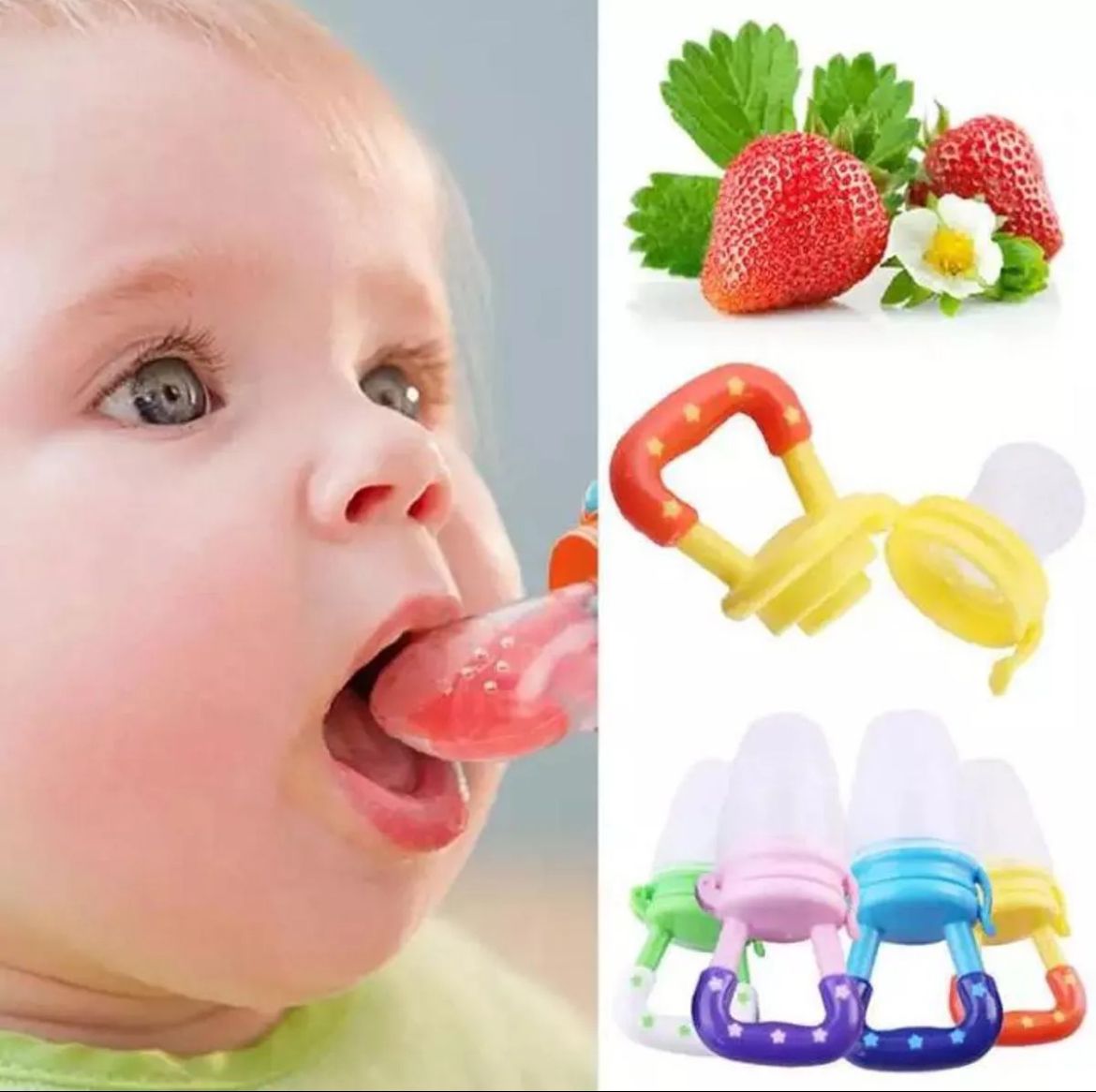 Baby Fresh Food Fruit Feeder / Feeding Pacifier NOVAPIK