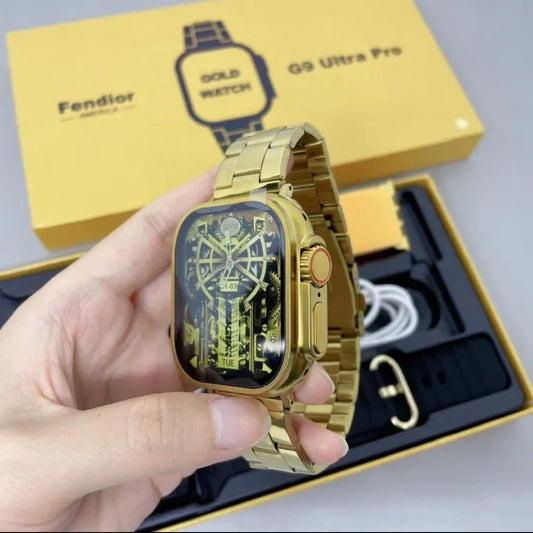 G9 Ultra Pro 2.03HD Screen Gold Smart Watch NOVAPIK
