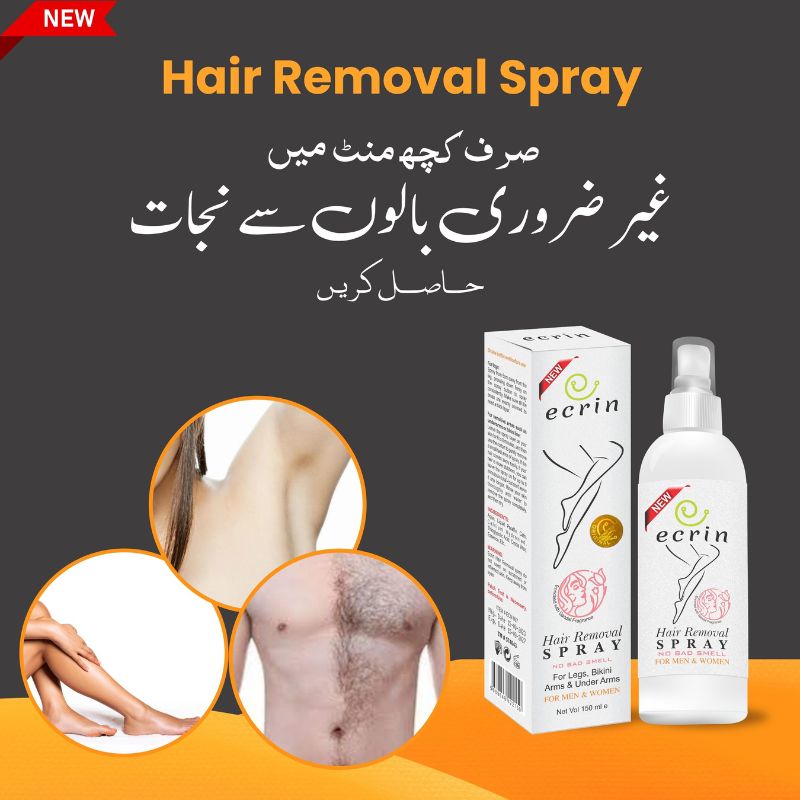 Ecrin Hair Removal Spray for Men & Women | Fast & Gentle Solution NOVAPIK
