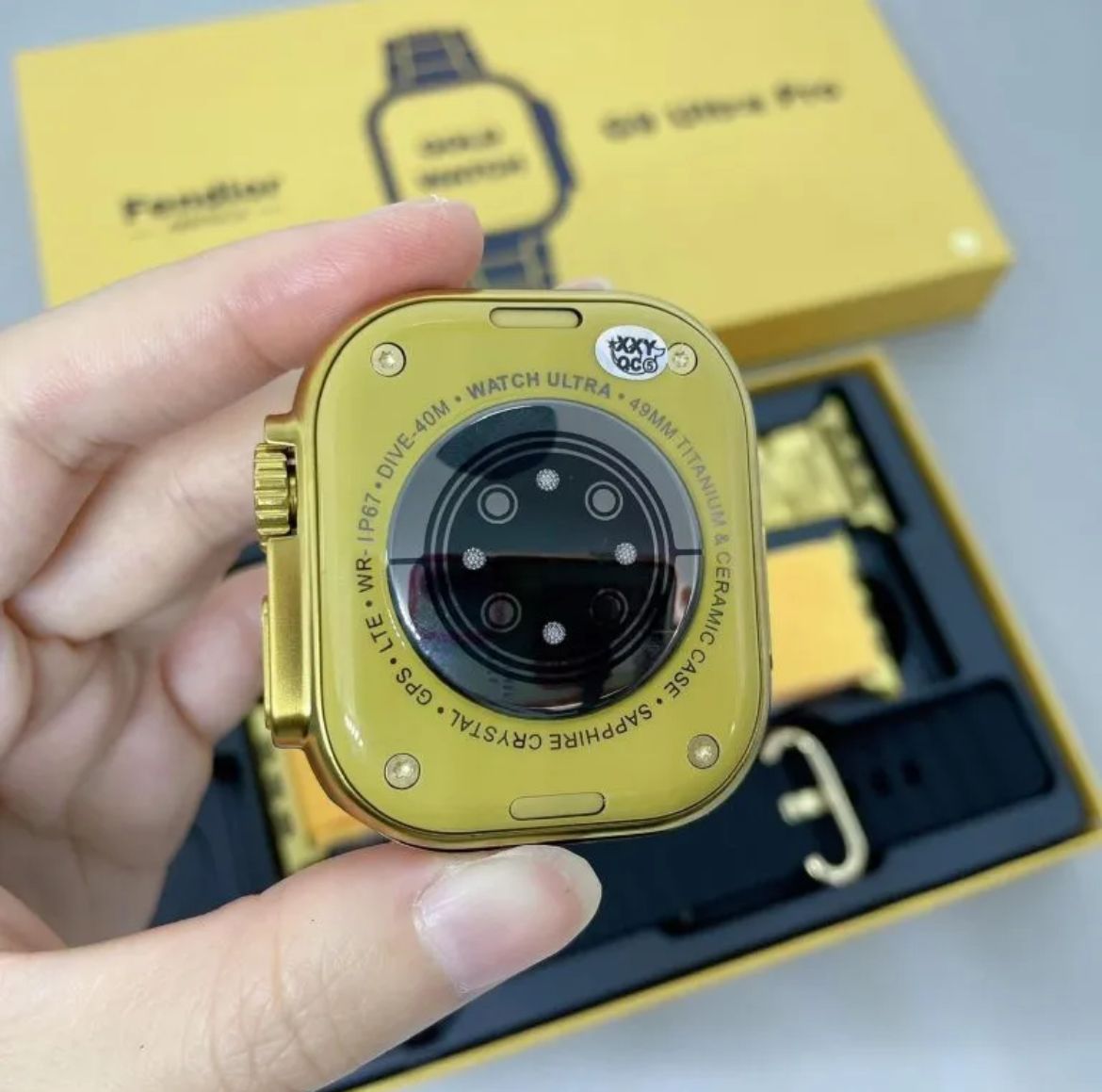 G9 Ultra Pro 2.03HD Screen Gold Smart Watch NOVAPIK